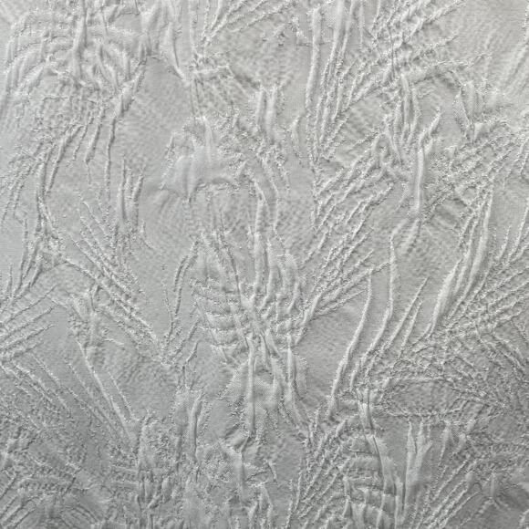 ASOS Jacquard White Tie Front Lace Up Back V-Neck Long Sleeve Midi Dress 4 NWT - Picture 12 of 16